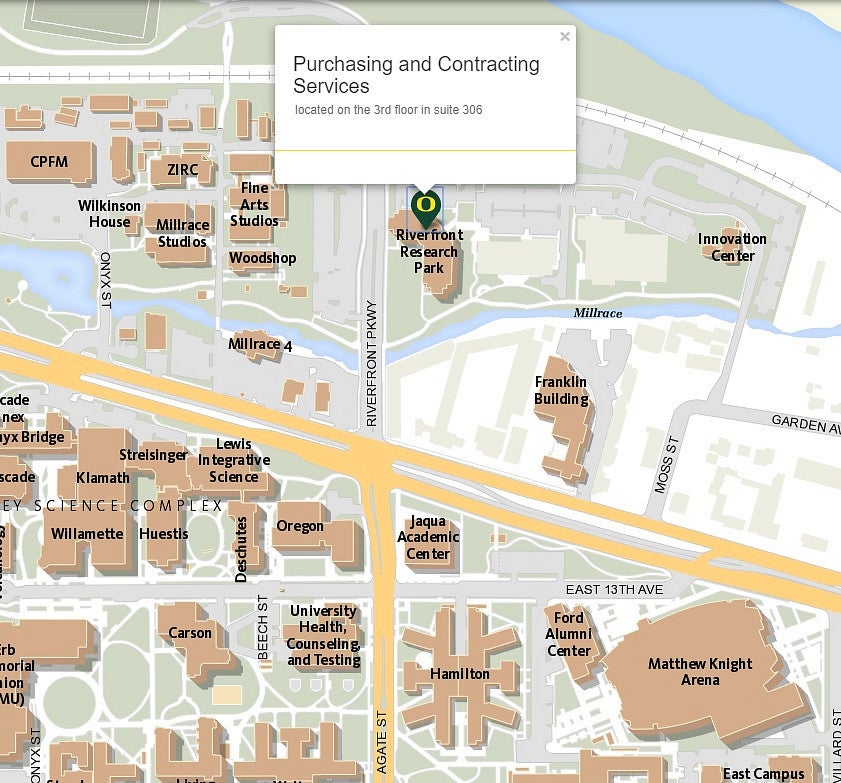 location map for PCS