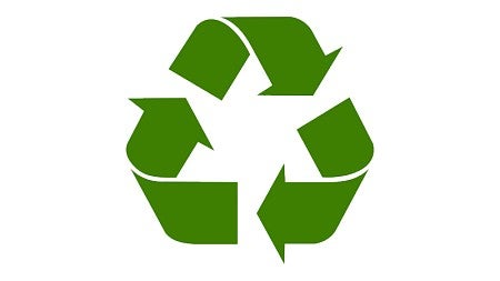 Green recycling 'chasing arrows'