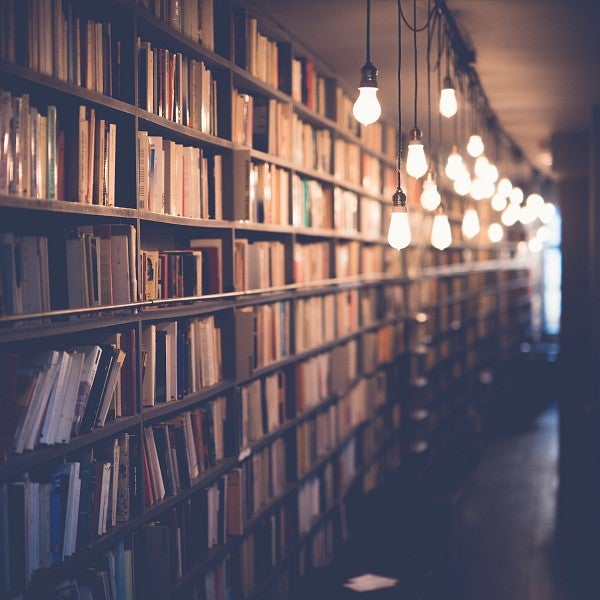 Library Shelves w/ Lights