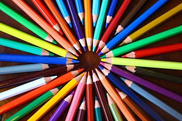 Multi-colored Pencils Multi-colored Pencils